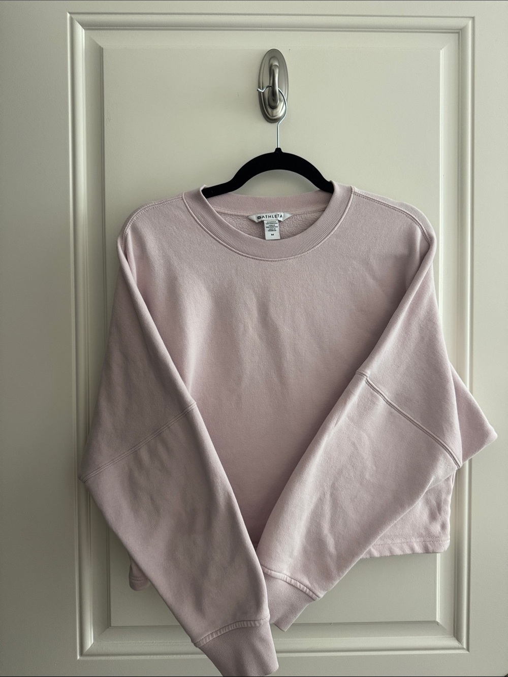 Athleta Pastel Pink Crew Sweatshirt